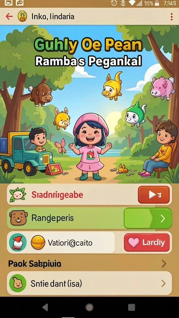Berbagai pilihan permainan untuk semua selera.