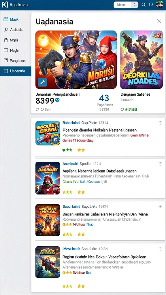 Pilih tantangan menarik untuk mendapatkan hadiah.