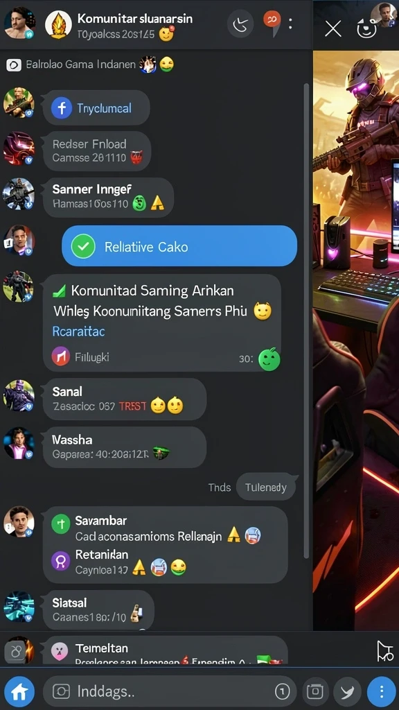 Tampilan antarmuka yang menarik dan modern.