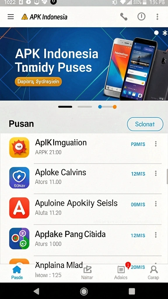 Tampilan antarmuka yang modern dan menarik.