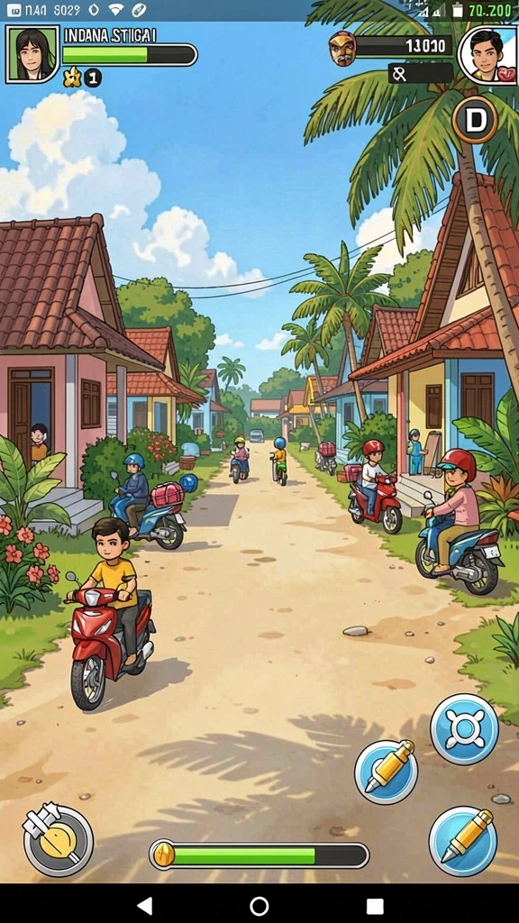 Tampilan antarmuka yang menarik dan intuitif.