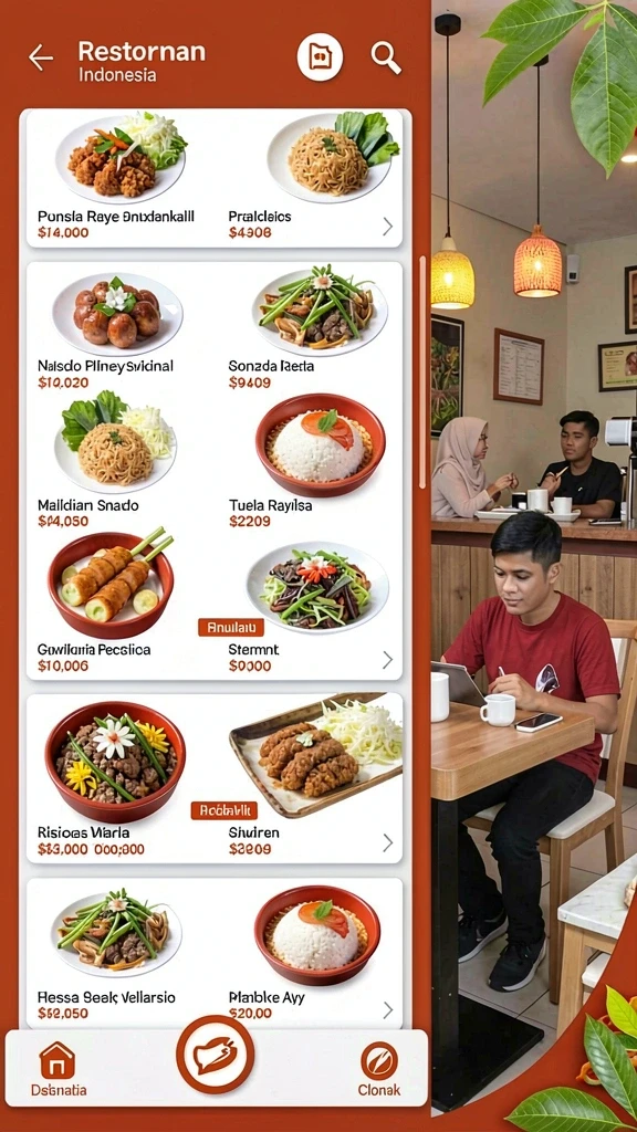 Screenshot memperlihatkan fitur bonus yang menggiurkan.