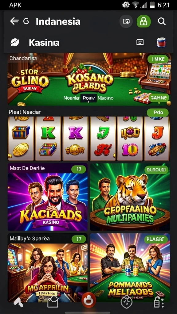 Grafis menawan dari permainan slot HARTASPIN.