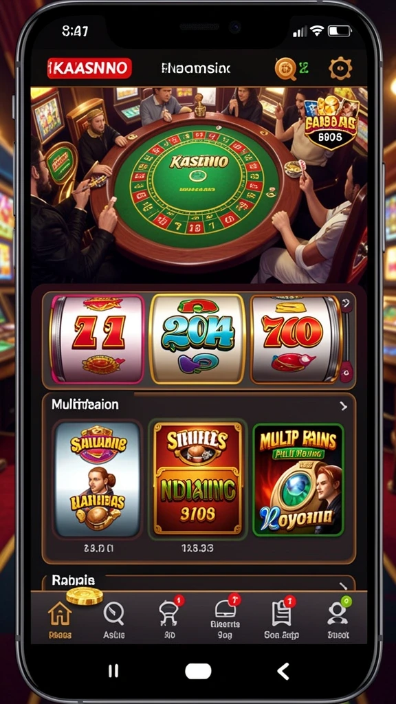 Fitur live casino menambah keseruan bermain.