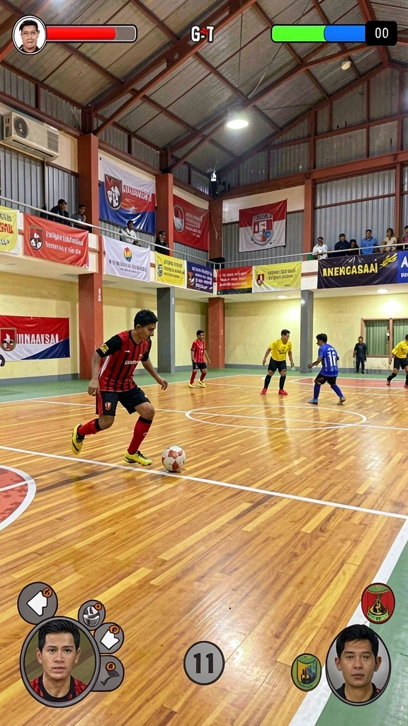 Tampilan awal game J200M yang menarik.