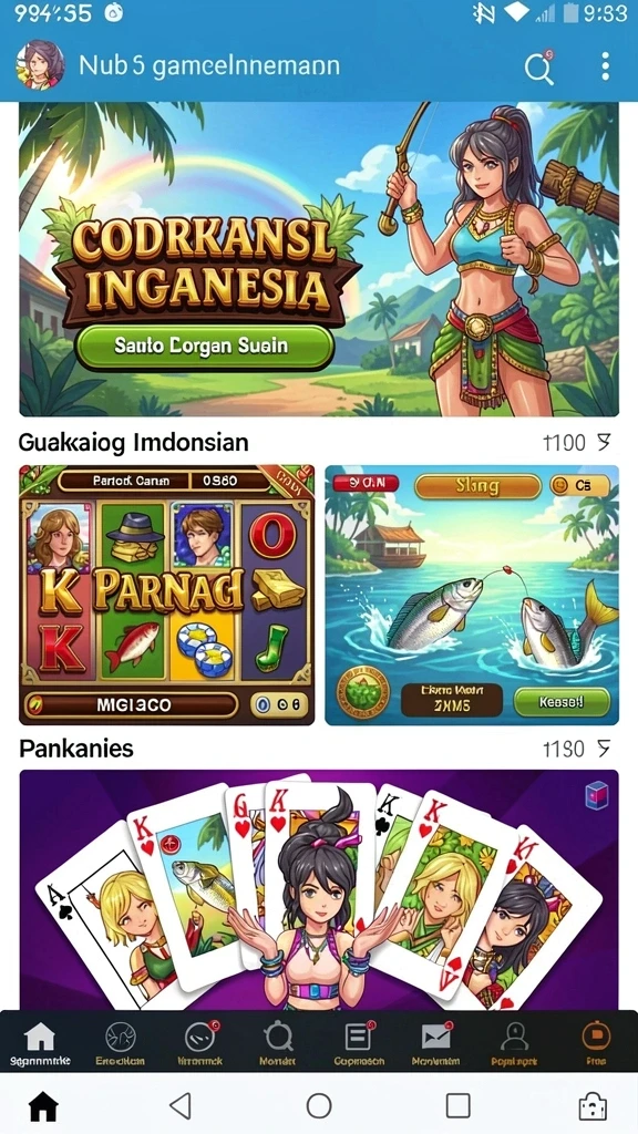 Screenshot menunjukkan antarmuka utama yang user-friendly.