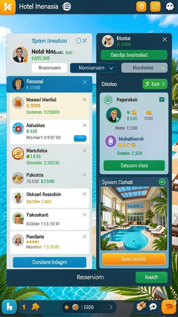 Screenshot menunjukkan fitur bonus yang menguntungkan dalam aplikasi.