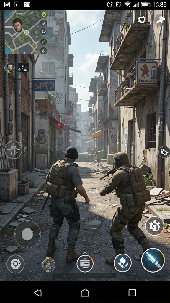 Screenshot menunjukkan pengguna bersaing dalam mode multiplayer.
