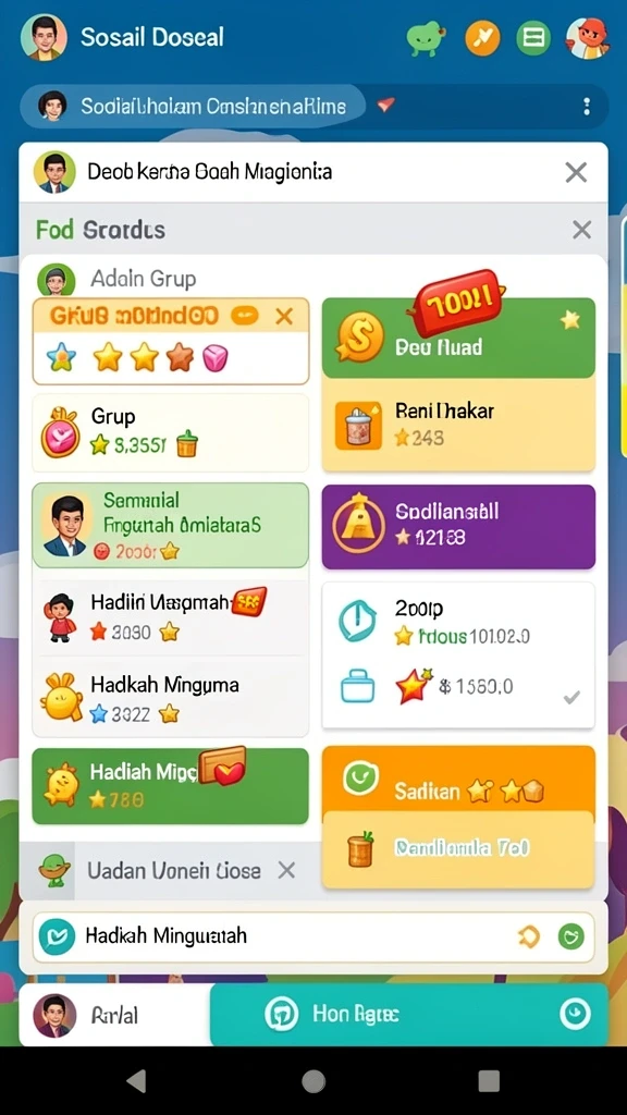 Tampilan interaktif yang menarik di halaman utama LABA777.