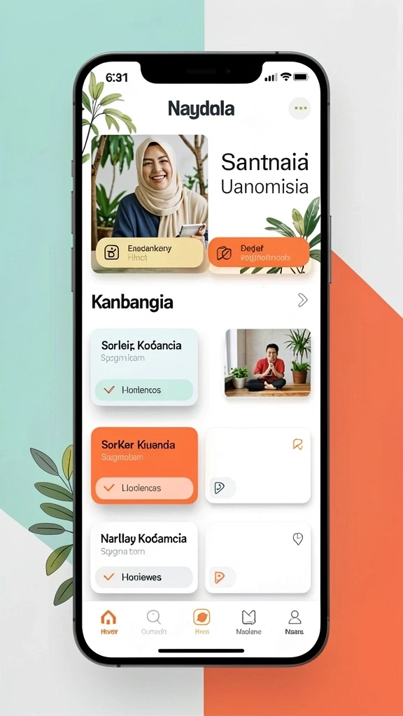 Karakter unik dengan pilihan kustomisasi.