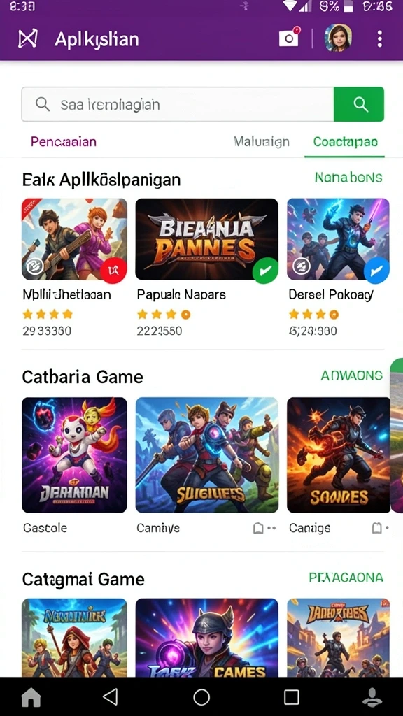 Tangkapan layar menampilkan karakter beraksi dengan vivid.