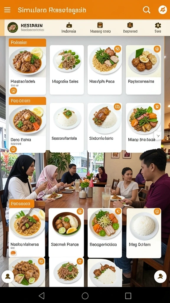 Tampilan antarmuka yang menarik dan user-friendly.