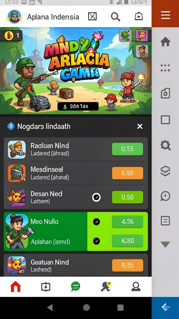 Tampilan antarmuka yang menarik dan mudah dipahami.
