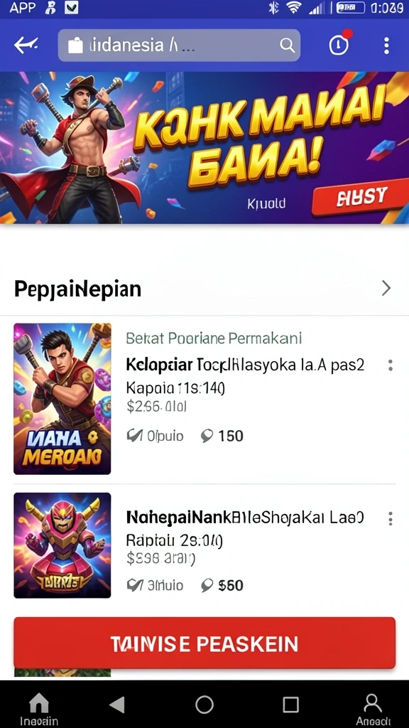 Tampilan antarmuka yang menarik dan mudah digunakan.