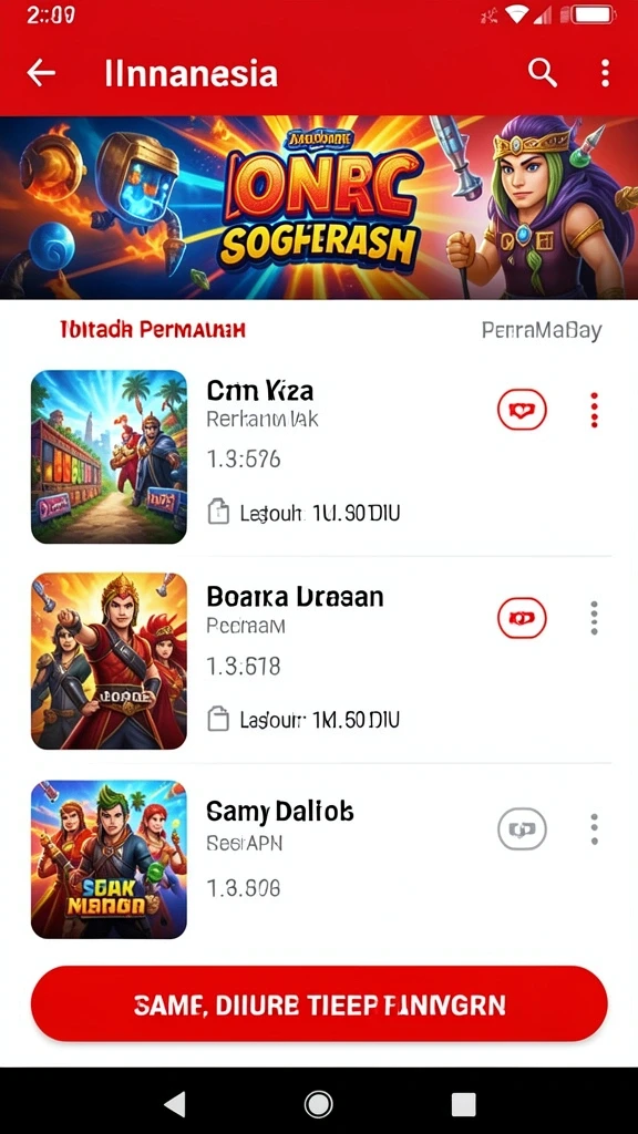 Tangkapan layar menunjukkan tampilan antarmuka permainan yang menarik.