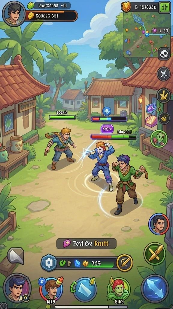 Screenshot menampilkan level baru yang menantang dan menarik.