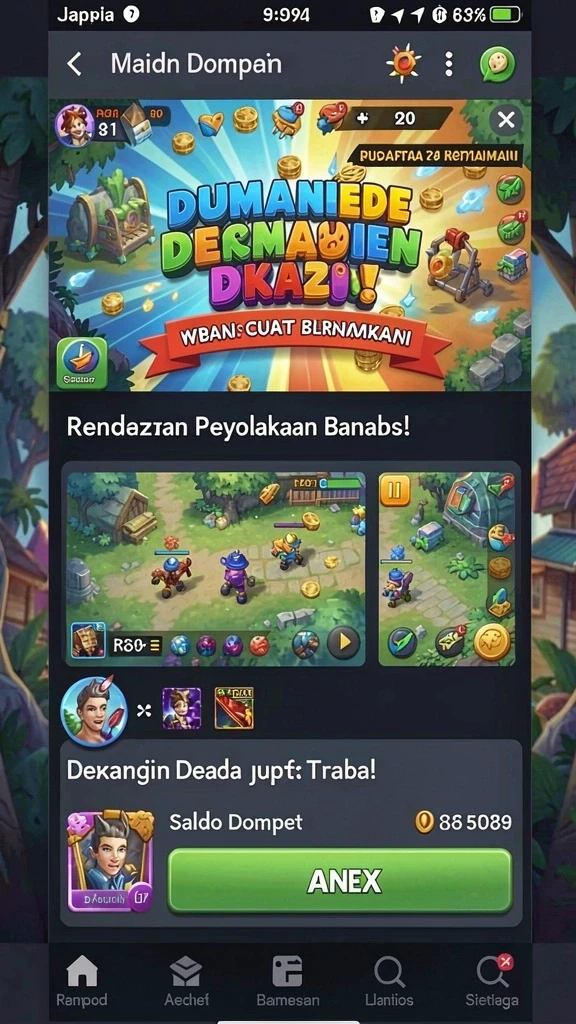 Grafis berkualitas tinggi yang memukau setiap pemain.