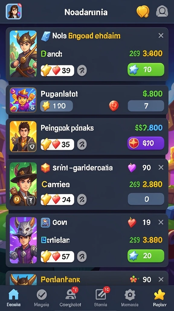 Mode permainan beragam dan menarik.