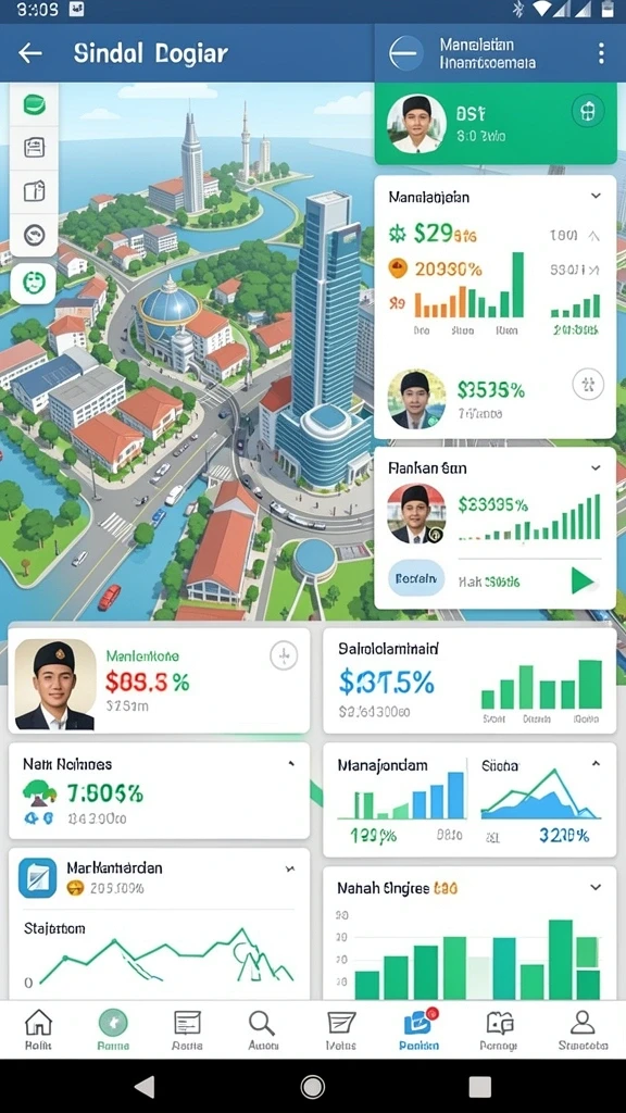 Tampilan antarmuka yang modern dan intuitif.